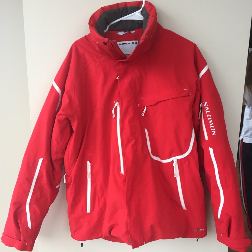 Salomon Ski Coat in red
